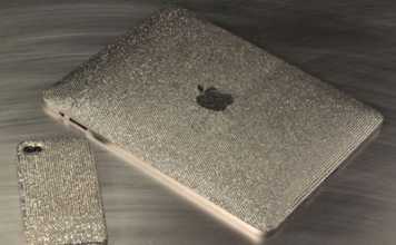 Swarovski Crystal Adorned Crystograph iPad and iPhone 4 Ice Edition