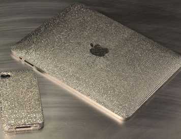 Swarovski Crystal Adorned Crystograph iPad and iPhone 4 Ice Edition