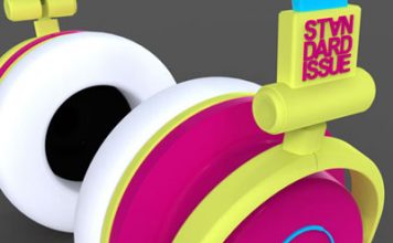 Standard Issue Headphones Done in Appealing Color Scheme