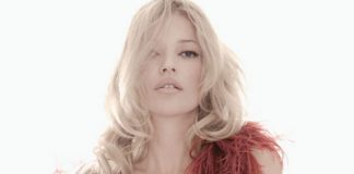 Kate Moss in Valisere lingerie