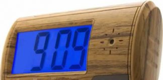 Alarm Clock with Hidden Spy Camera to Watch over the Surroundings