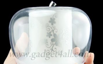Cool USB Apple Shaped Speaker Lights up Your Day