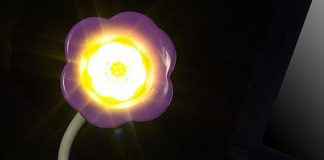 USB Flower-Shaped Gadget That Gives out Light and Scent