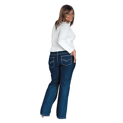 Woman wearing jeans