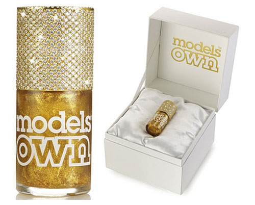 Models Own Gold Rush, the most expensive nail polish