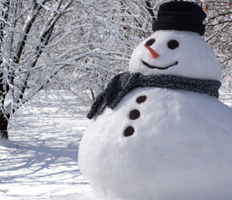 Snowman, winter
