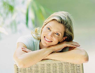 Woman during menopause
