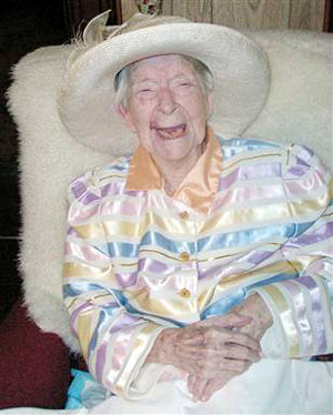 Worlds Oldest Person Eunice Sunborn 