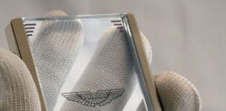 Transparent Cell Phone by Mobiado and Aston Martin