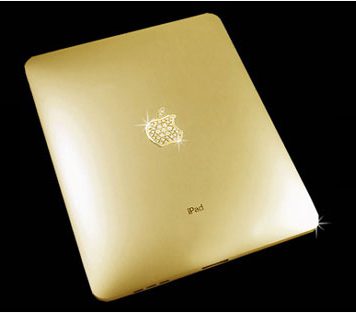 Golden iPad 2 with Gems
