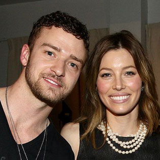 Justin Timberlake and Jessica Biel