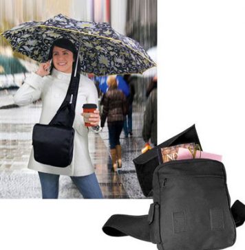 Umbrella Bag and Holder in One