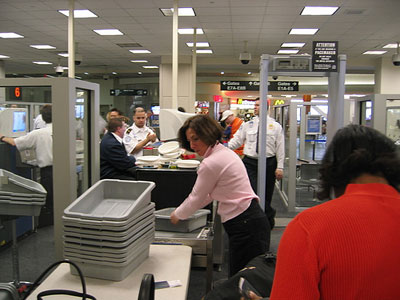 Airports X-ray scanners
