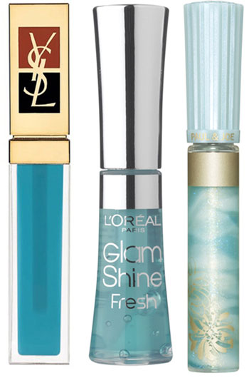 Trendy Blue Lip Gloss