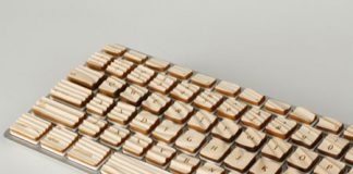 The Engrain Wooden Keyboard