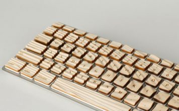 The Engrain Wooden Keyboard