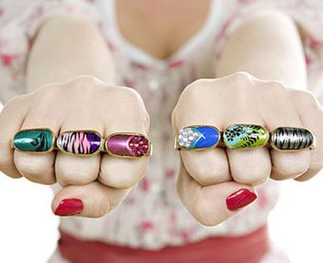 Acrylic Nail Rings by Isla Taylor
