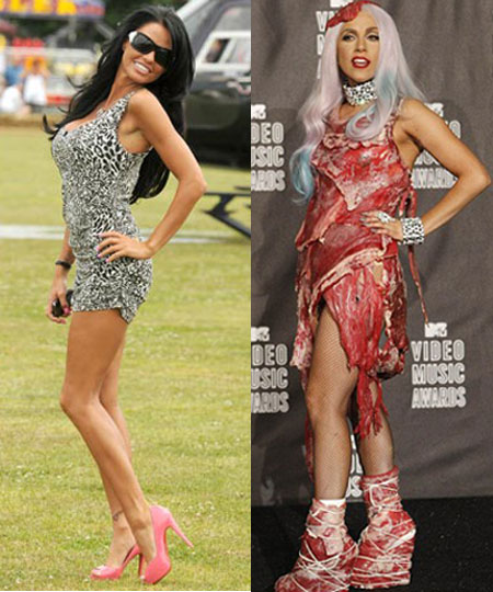 Katie Price, Lady Gaga