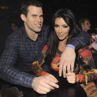 Kim Kardashian and her boyfriend Kris Humphries
