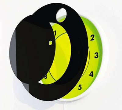 Clock in Saturn Style