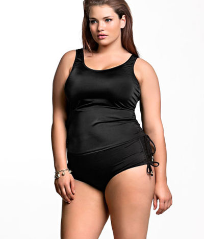 Plus-size model Tara Lynn for HM 2011