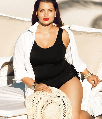 Plus-size model Tara Lynn for HM 2011