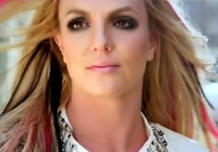 Britney's Multi-Colored Hair Extensions