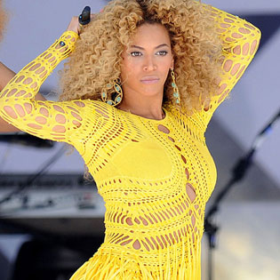 Singer Beyonce