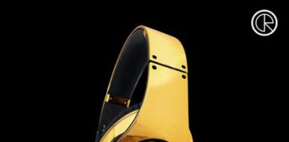 Golden Dr. Dre Beats Studio Headphones