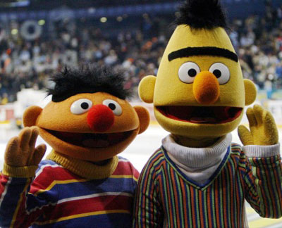 Muppets Bert and Ernie