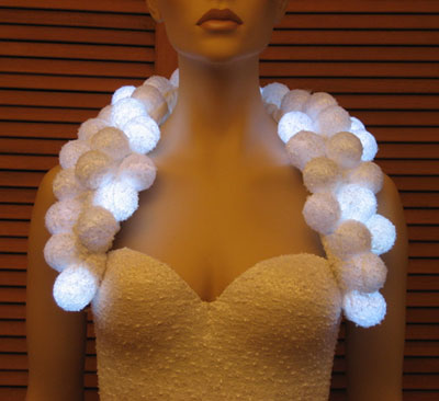 Snowball LED Dress by Janet Hanson
