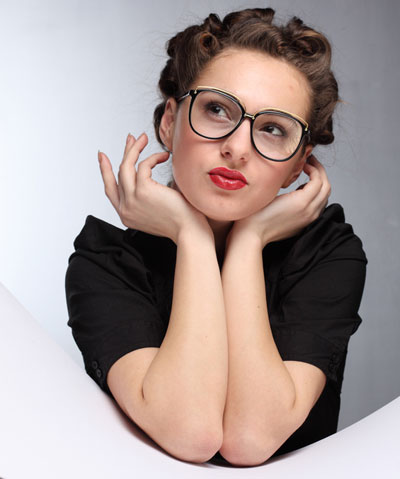 Woman in glasses