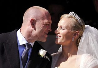 Zara Phillips, Mike Tindall Wed