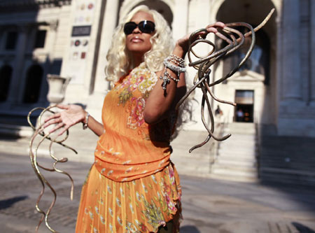 Woman has the longest fingernails in the world