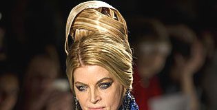 60-Year-Old Kirstie Alley as a Fashion Show Model