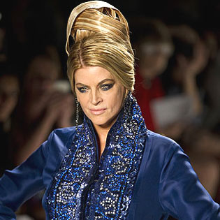 Kirstie Alley as Fashion Show Model