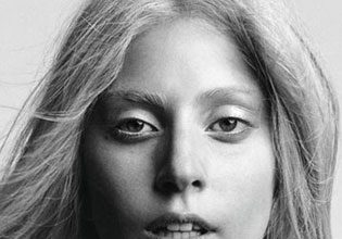 Lady Gaga Makeup-less for Harper `s Bazaar