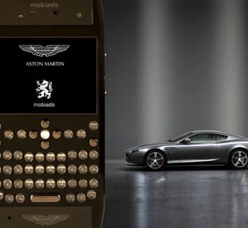 Luxurious Mobiado Grand 350 Aston Martin Cell Phone
