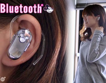 Cute Disney Mickey Mouse Bluetooth Headset