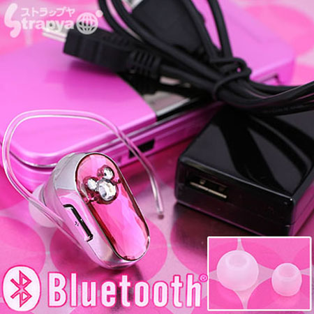 Mickey Mouse Crystal Bluetooth Headset, recharge cable