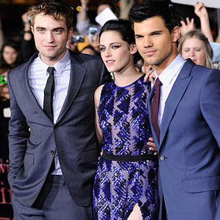 Kristen Stewart Robert Pattinson Taylor Lautner