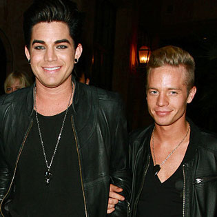 Adam Lambert and Sauli Koskinen after jail