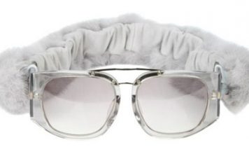 Alexander Wang Christmas Mink Fur Sunglasses