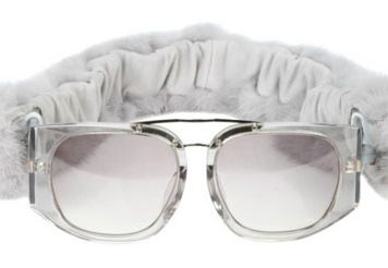 Alexander Wang Christmas Mink Fur Sunglasses
