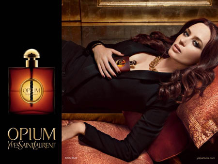 Emily Blunt in Opium Fragrance Ad