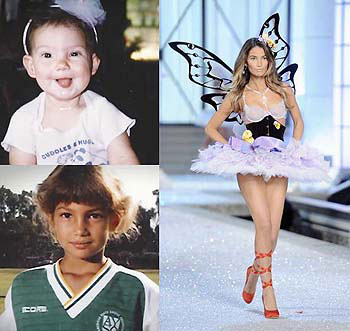 Lily Aldridge as a child