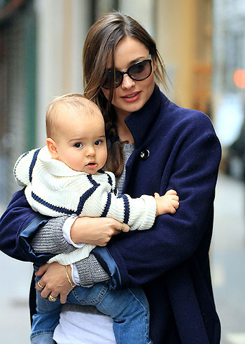 Miranda Kerr with son