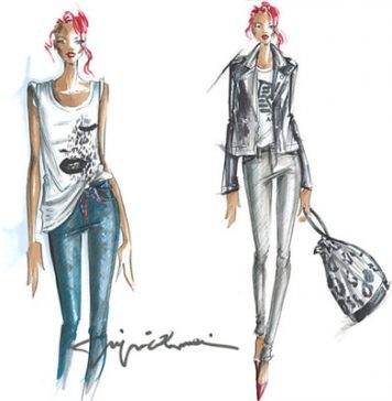 Rihanna Designs for Emporio Armani