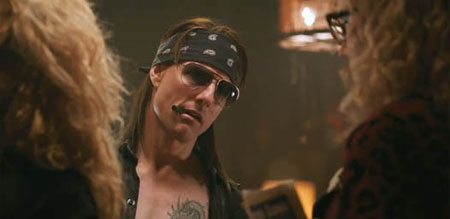 Tom Cruise starring as rocker