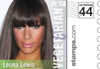 Leona Lewis supports vegetariamism